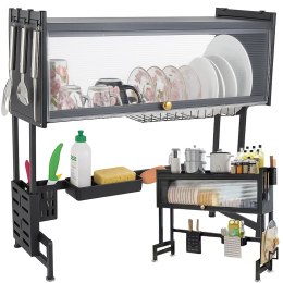 Nowoczesny organizer do naczyń z dużym ociekaczem 65 cm