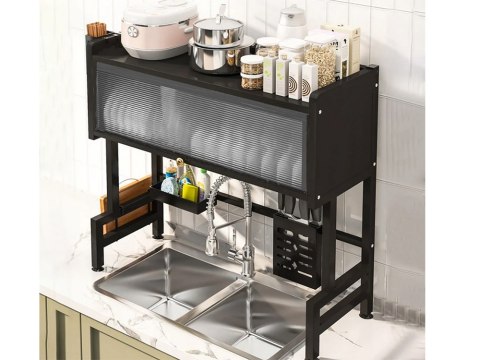 Suszarka do naczyń talerzy sztućców duży ociekacz szafka organizer 65 cm