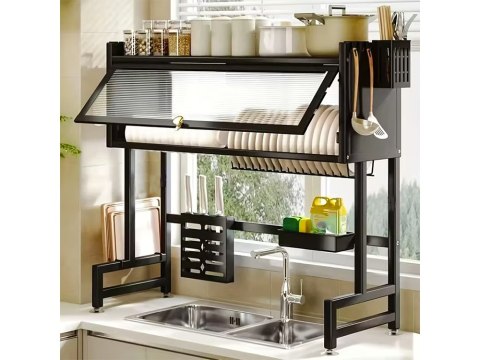 Suszarka do naczyń talerzy sztućców duży ociekacz szafka organizer 65 cm