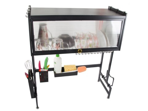 Suszarka do naczyń talerzy sztućców duży ociekacz szafka organizer 65 cm
