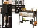 Suszarka do naczyń talerzy sztućców duży ociekacz szafka organizer 85 cm