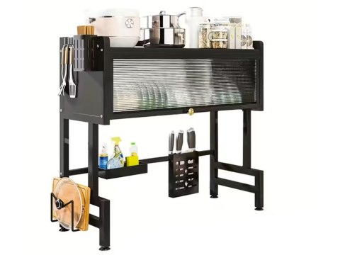 Suszarka do naczyń talerzy sztućców duży ociekacz szafka organizer 85 cm