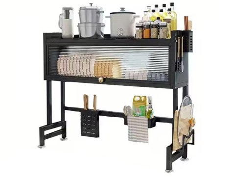 Suszarka do naczyń talerzy sztućców duży ociekacz szafka organizer 85 cm