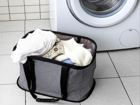 Koszyk na pranie i zabawki - składane rozwiązanie dla Twojego domu