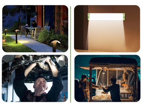 Lampa LED z akumulatorem i magnesem - idealna do każdego warsztatu!