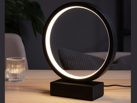 Nowoczesna lampka nocna z regulacją barwy światła
