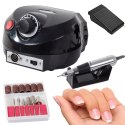 Frezarka do paznokci manicure pedicure + frezy 65w profesjonalna do domu