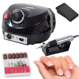 Frezarka do paznokci manicure pedicure + frezy 65w profesjonalna do domu