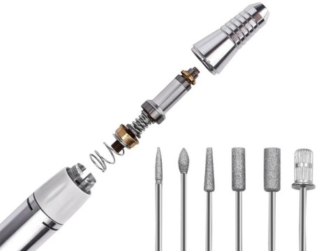 Frezarka do paznokci manicure pedicure + frezy 65w profesjonalna do domu