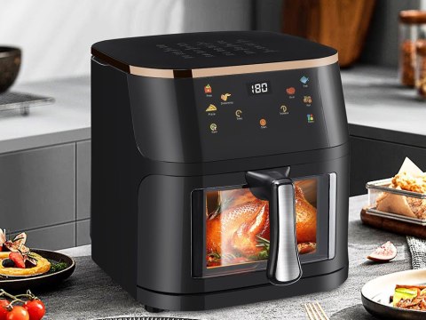 Frytkownica beztłuszczowa frytownica AIr fryer duża do pieczenia 1400W 10l