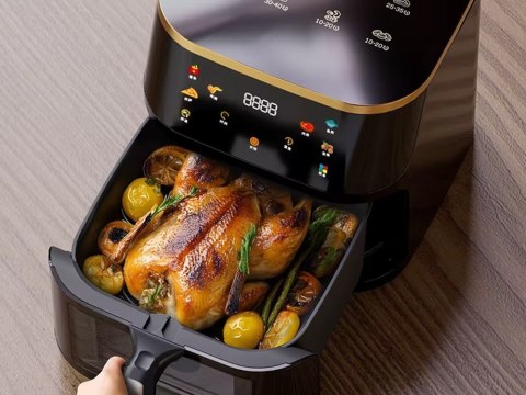 Frytkownica beztłuszczowa frytownica AIr fryer duża do pieczenia 1400W 10l