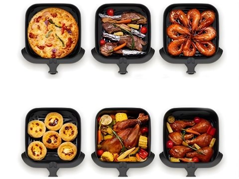Frytkownica beztłuszczowa frytownica AIr fryer duża do pieczenia 1400W 10l