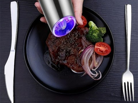 Młynek grawitacyjny z podświetleniem LED - rewolucja w kuchni!