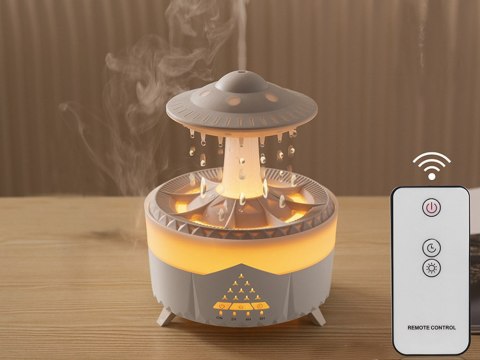 Nowoczesny nawilżacz powietrza LED z aromaterapią, który odmieni Twoje wnętrze