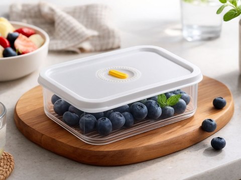 Pojemnik na żywność z hermetyczną pokrywką, 600ml - organizacja kuchni w zasięgu ręki