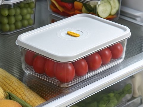 Pojemnik na żywność z hermetyczną pokrywką, 600ml - organizacja kuchni w zasięgu ręki
