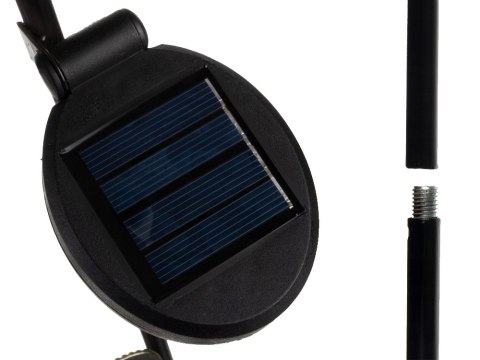 Nowoczesna lampa solarna w kształcie pawia dla każdego ogrodu
