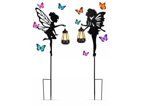 Lampa solarna wróżka - zestaw 2 sztuk do ogrodu