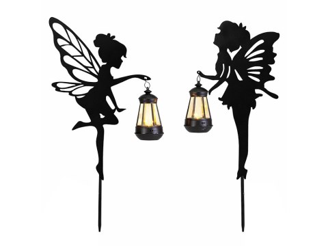 Lampa solarna wróżka - zestaw 2 sztuk do ogrodu