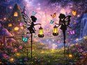 Lampa solarna wróżka - zestaw 2 sztuk do ogrodu
