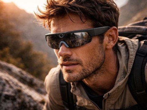 Inteligentne okulary AI z kamerą 2k dyktafon bluetooth tłumaczenie zdjęcia
