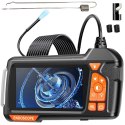 Kamera inspekcyjna endoskop HD 5m IP67 USB 6LED do rur wyświetlacz LCD