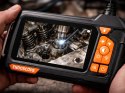 Kamera inspekcyjna endoskop HD 5m IP67 USB 6LED do rur wyświetlacz LCD