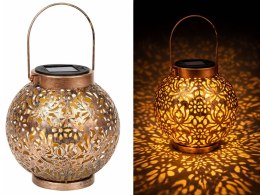 LAMPION SOLARNY LED W STYLU RETRO DLA ODDYCHAJĄCEJ ATMOSFERY TWOJEGO OGRODU