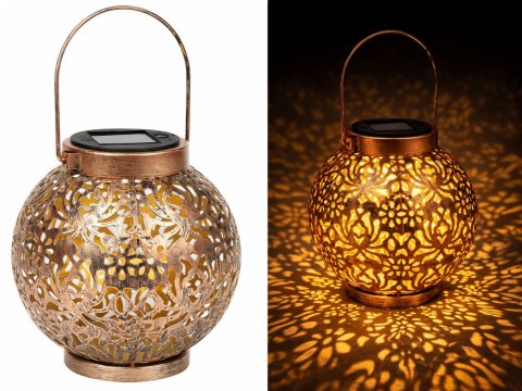 LAMPION SOLARNY LED W STYLU RETRO DLA ODDYCHAJĄCEJ ATMOSFERY TWOJEGO OGRODU