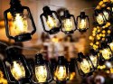 LAMPKI SOLARNE LED - DEKORACYJNA GIRLANDA Z LAMPIONAMI DO OGRODU I TARASU