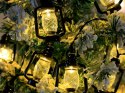 LAMPKI SOLARNE LED - DEKORACYJNA GIRLANDA Z LAMPIONAMI DO OGRODU I TARASU
