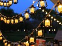 LAMPKI SOLARNE LED Z GIRLANDĄ - OŚWIETLENIE NA TARAS I BALKON
