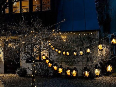 LAMPKI SOLARNE LED Z GIRLANDĄ - OŚWIETLENIE NA TARAS I BALKON