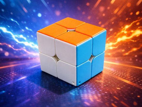 Oto szczegółowy opis produktu, zgodny z podanymi zasadami:

Świetna mini kostka logiczna 2x2 - doskonała zabawa i antystresowy g