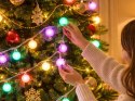 Lamki LED kolorowe USB RGB aplikacja pilot kulki dekoracyjne świąteczne