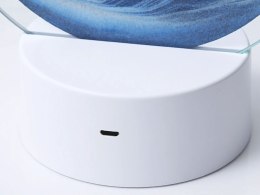 Nowoczesna lampa z efektem ruchomego piasku do stylowego wnętrza