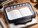 Nowoczesna lupa podświetlana LED 2.5x z ergonomiczną konstrukcją