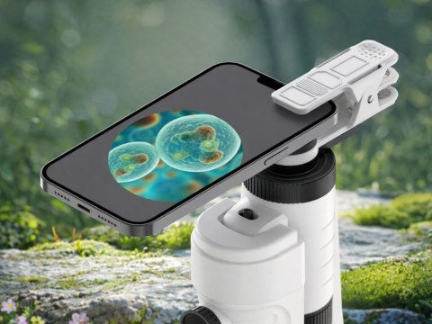 Mikroskop mobilny z potężnym powiększeniem 200x do telefonu komórkowego