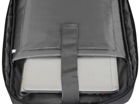 Nowoczesny plecak antykradzieżowy z twardą obudową na laptopa