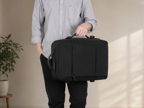 Plecak podróżny USB z pompką próżniową na laptop bagaż podręczny duży