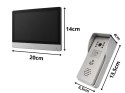 Wideodomofon VIDEO domofon do furtki bramy menu pl LCD furtka WIFI nocny ir