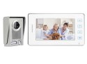 Wideodomofon VIDEO wideo do furtki bramy domofon LCD furtka przewodowy