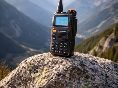 Krótkofalówka baofeng uv-k61 pro duży zasięg do 30km latarka 2600mAH