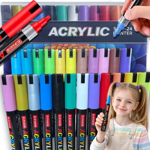 Nowoczesne markery akrylowe do twórczości artystycznej