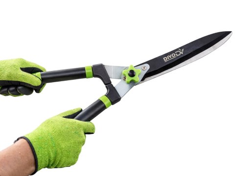 Nowoczesny sekator ogrodowy z ergonomicznymi uchwytami i długimi ostrzami do precyzyjnego cięcia
