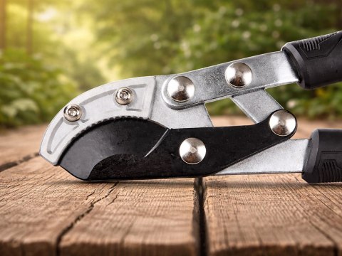 Sekator teleskopowy do łatwego cięcia gałęzi w ogrodzie