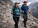 Nowoczesne trekkingowe kijki do górskiej wędrówki