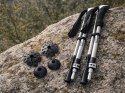 Nowoczesne trekkingowe kijki do górskiej wędrówki