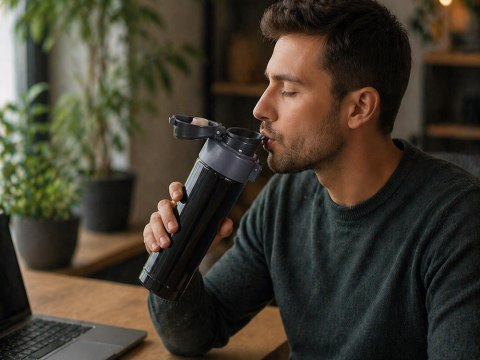 Nowoczesny kubek termiczny 400ml - idealny do kawy, herbaty i zimnych napojów