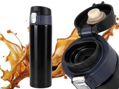 Nowoczesny kubek termiczny 400ml - idealny do kawy, herbaty i zimnych napojów
